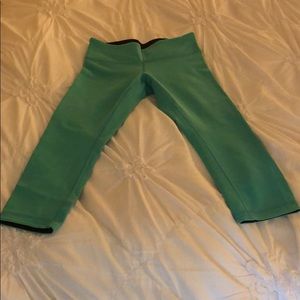 Wonder under lululemon Capri leggings.